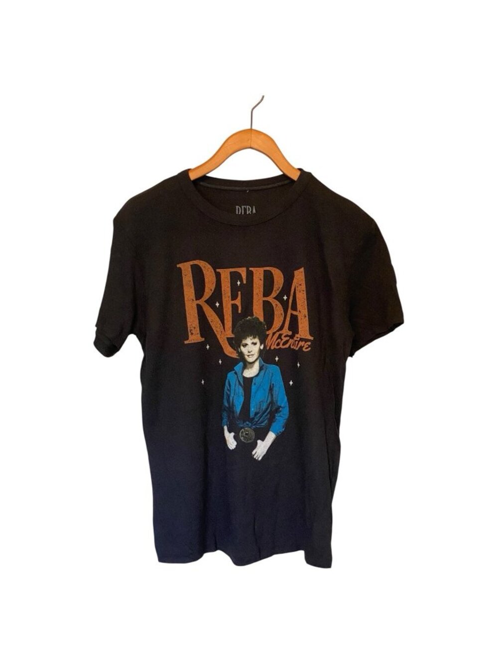 Reba McEntire Black Short Sleeve T-Shirt Unisex S Tour Country Music Band New